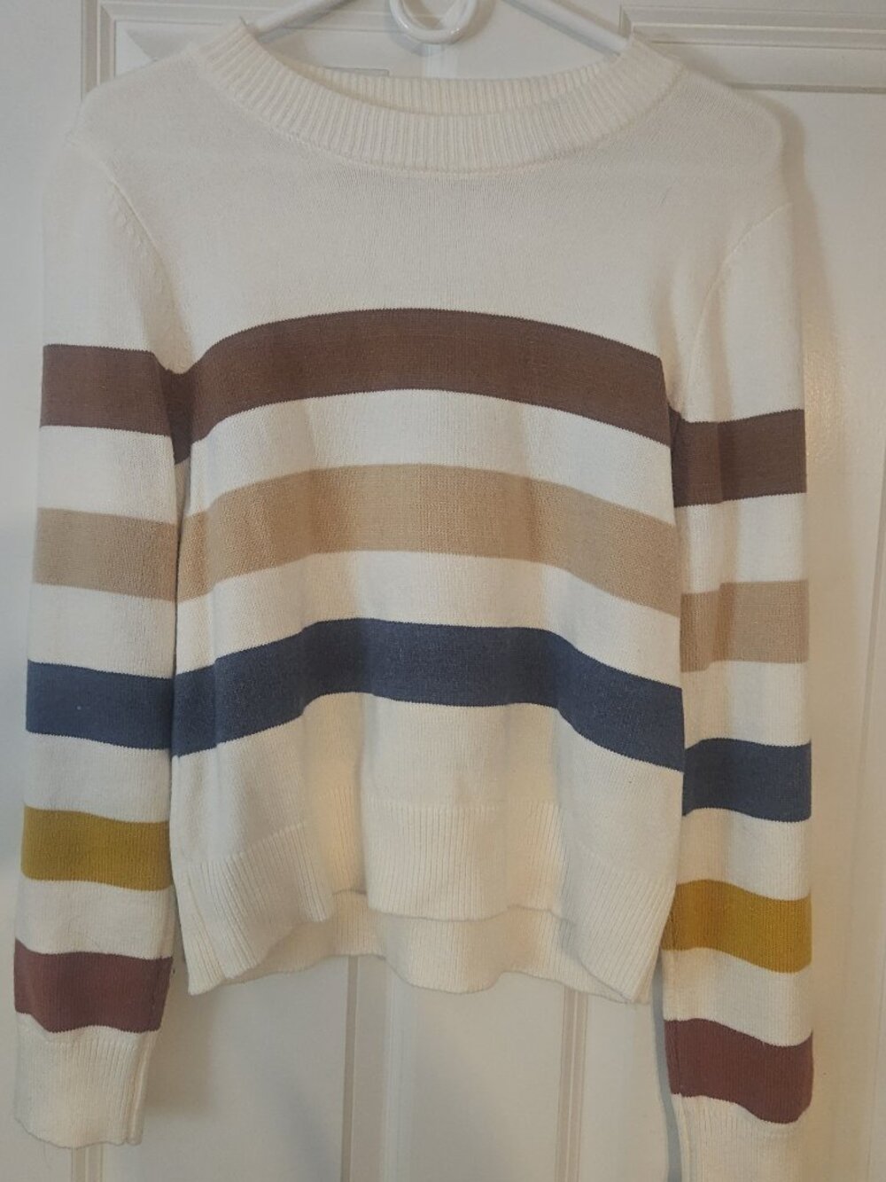 Olivia Grey striped sweater - Picture 2 of 4
